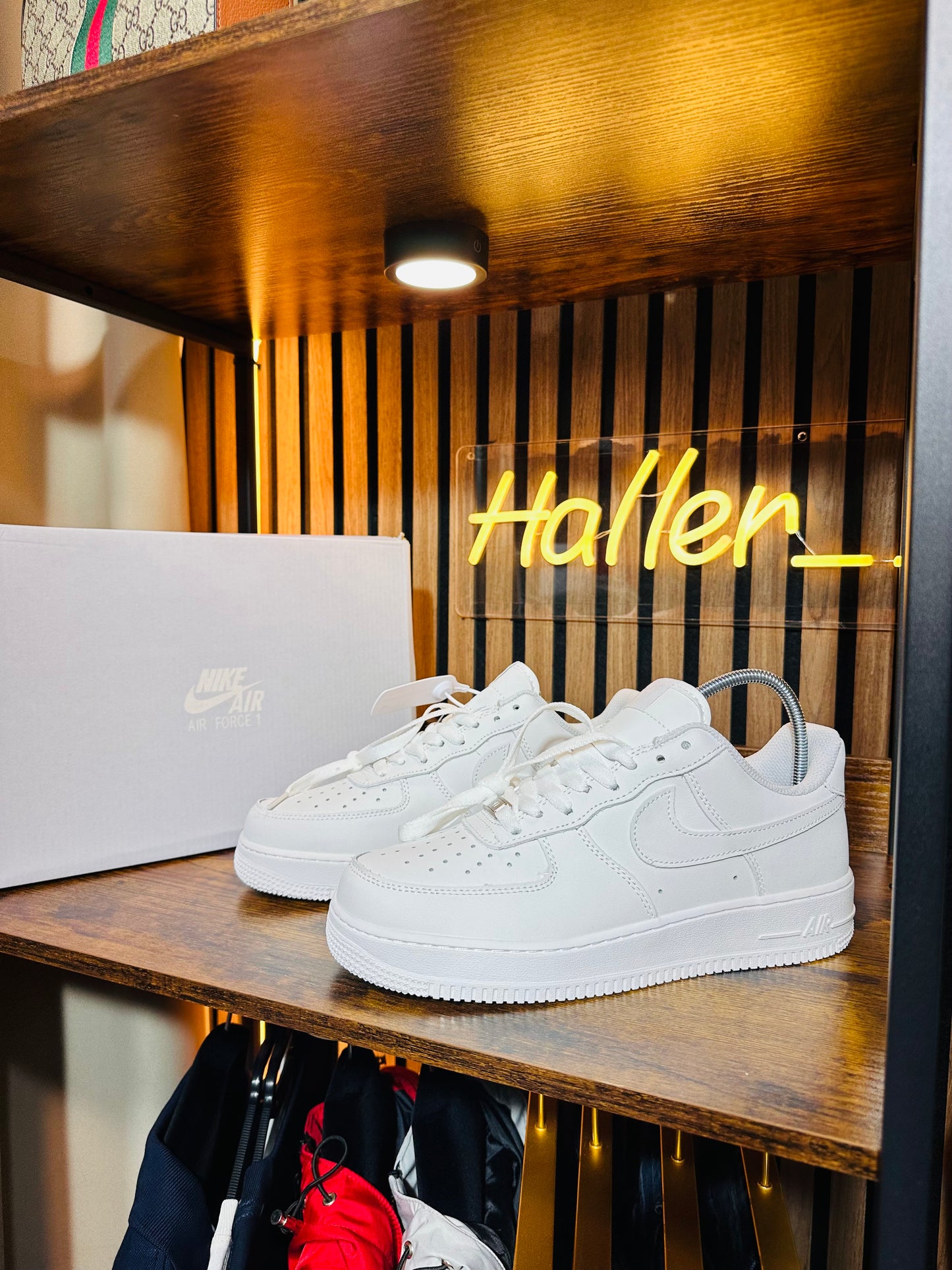 NIKE AIR FORCE full white