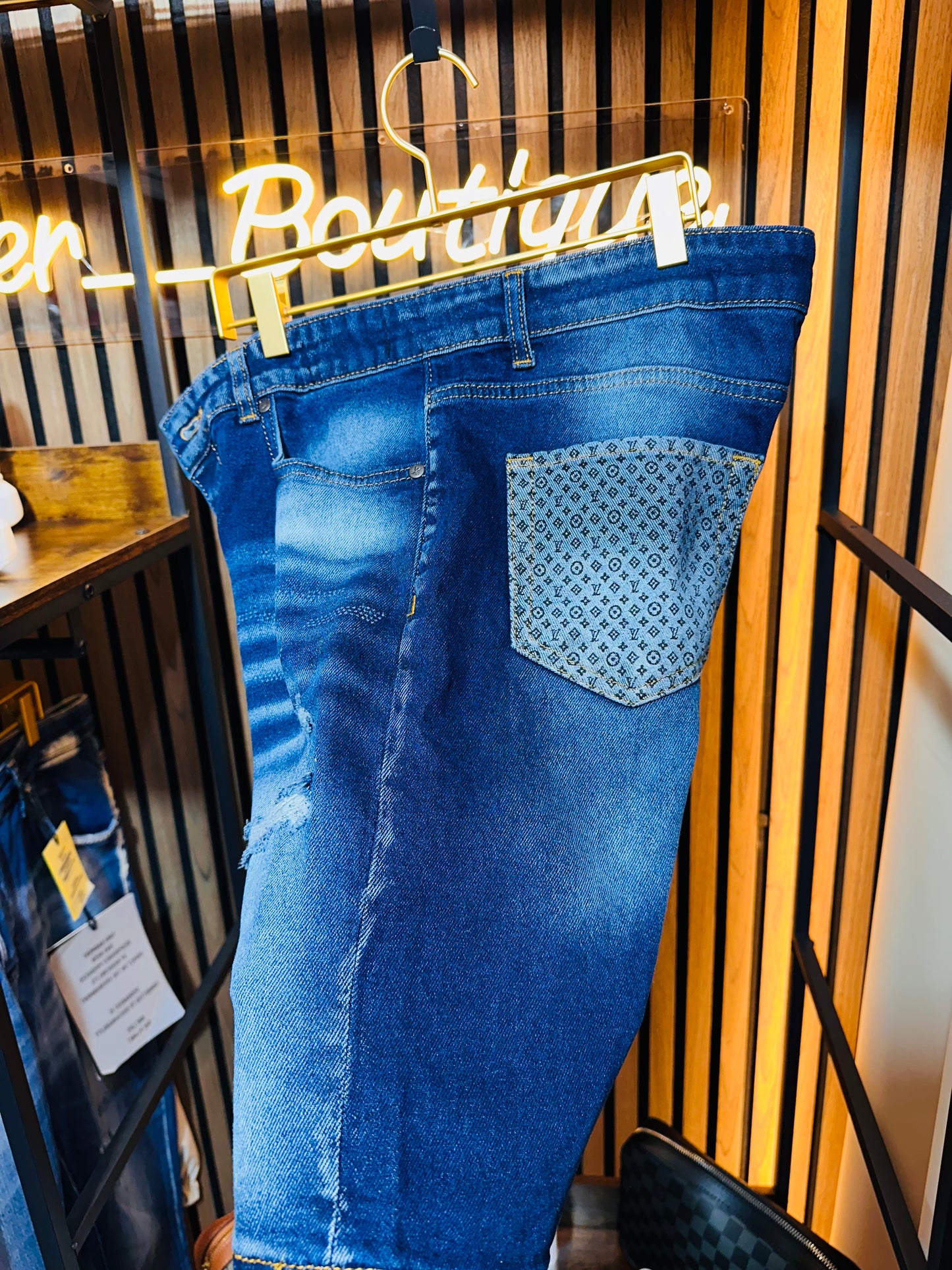 DENIM SHORTS louis vuitton