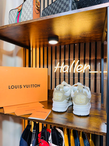 LOUIS VUITTON SKATE beige/white