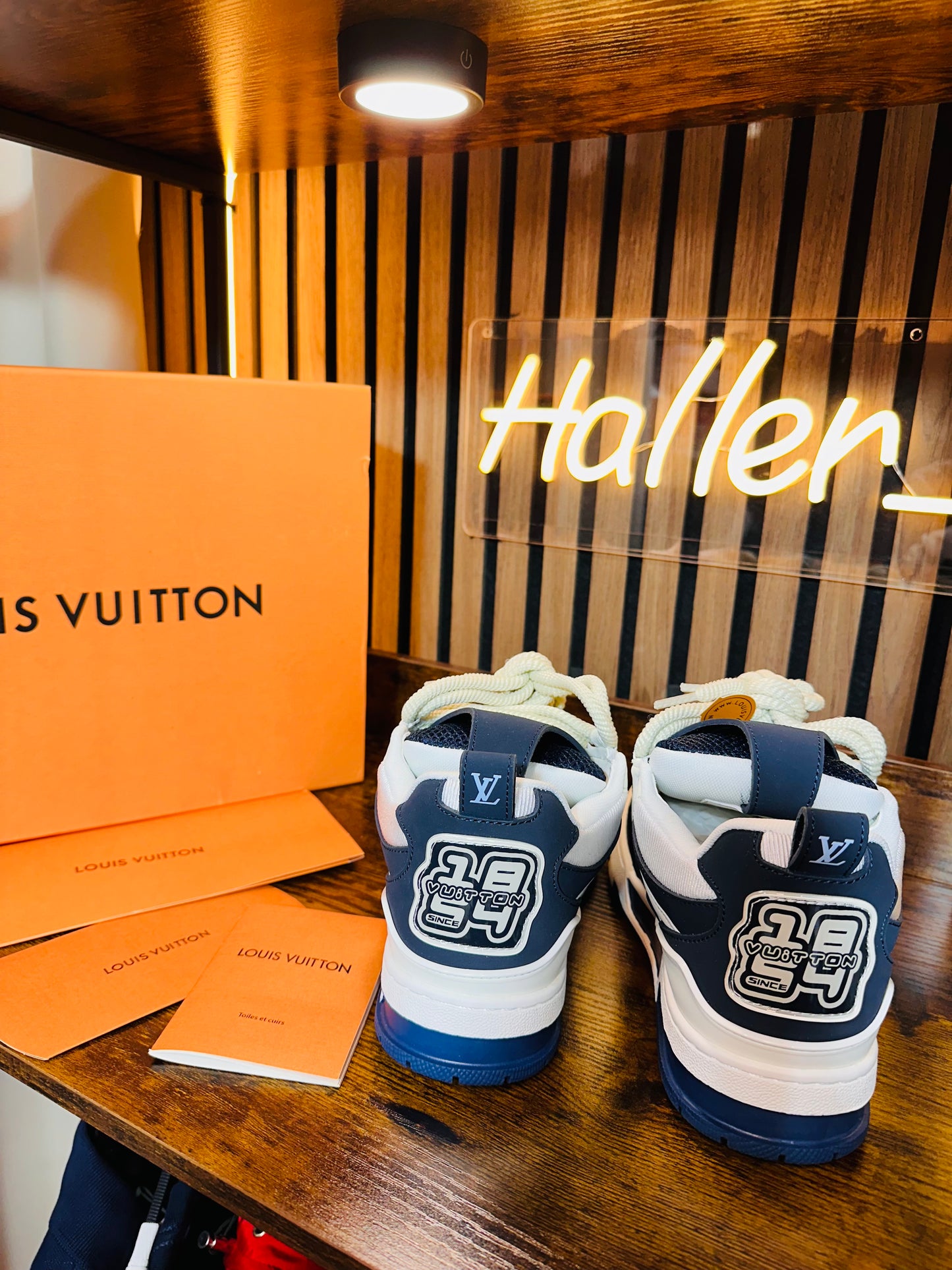 LOUIS VUITTON SKATE blue