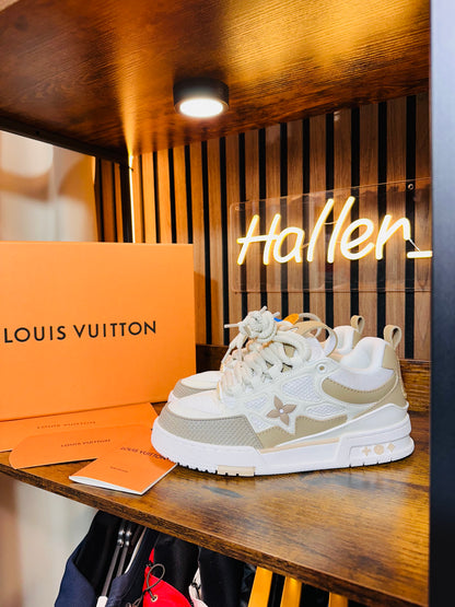 LOUIS VUITTON SKATE beige/white