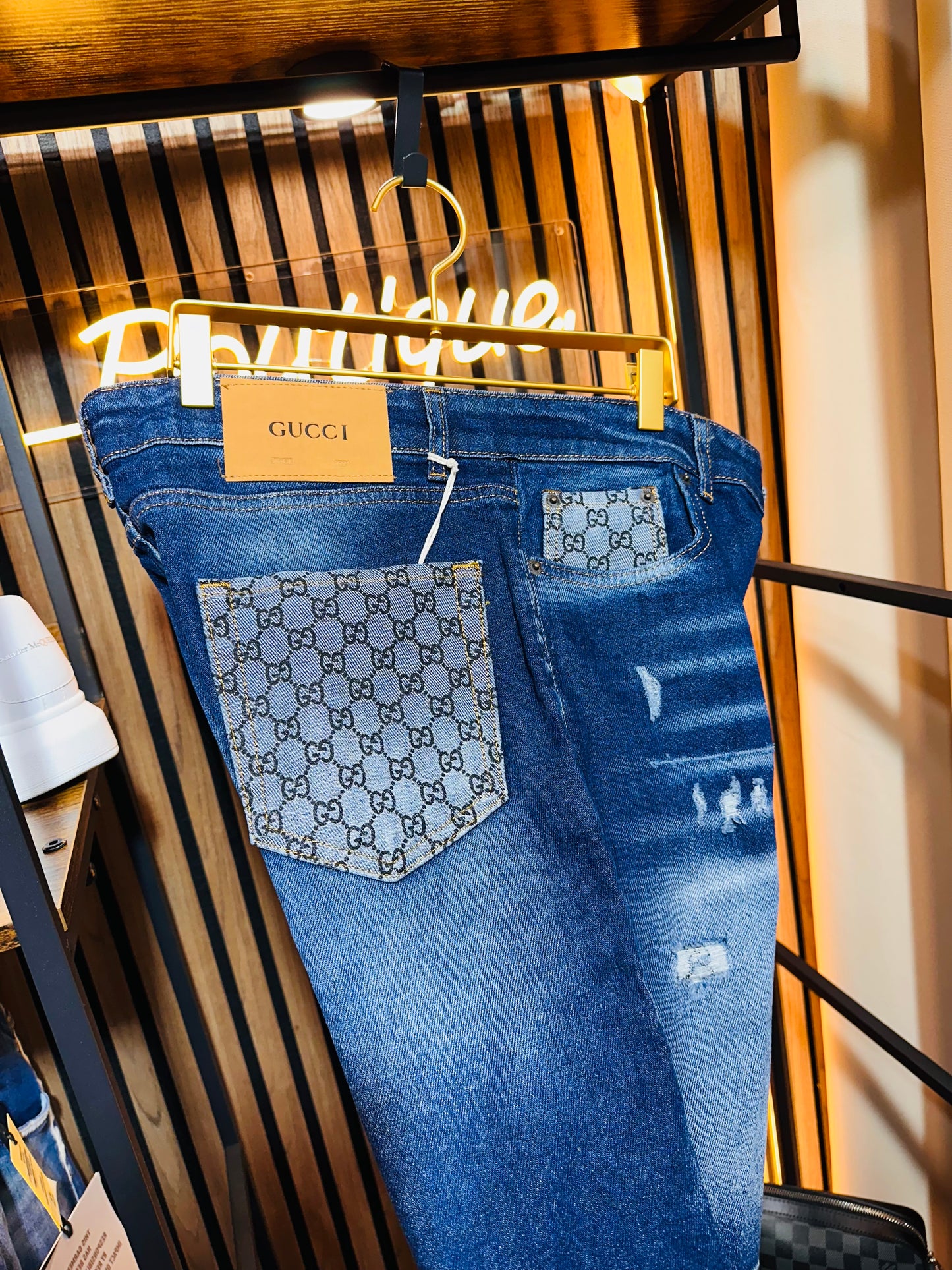 DENIM SHORTS gucci