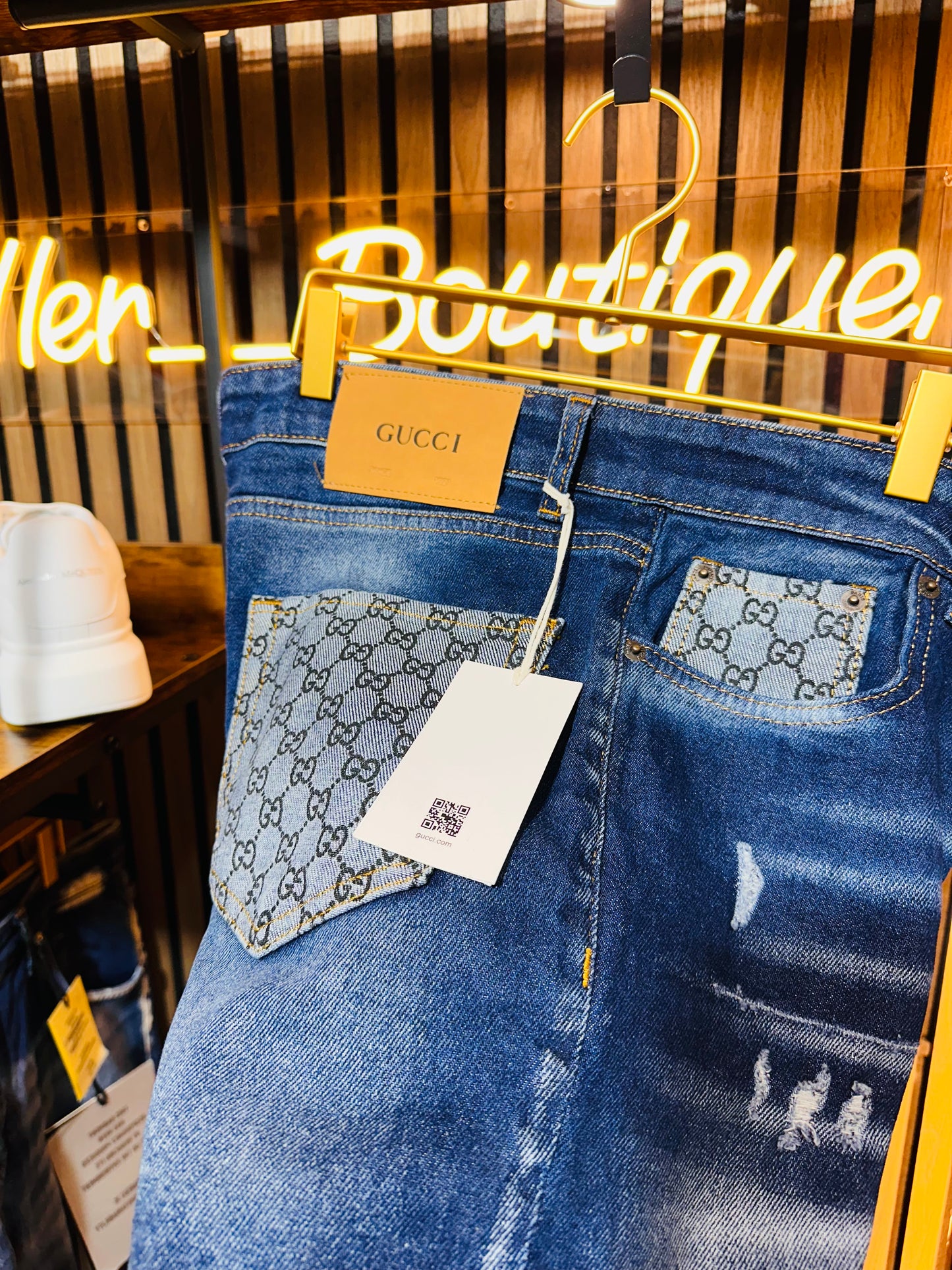 DENIM SHORTS gucci
