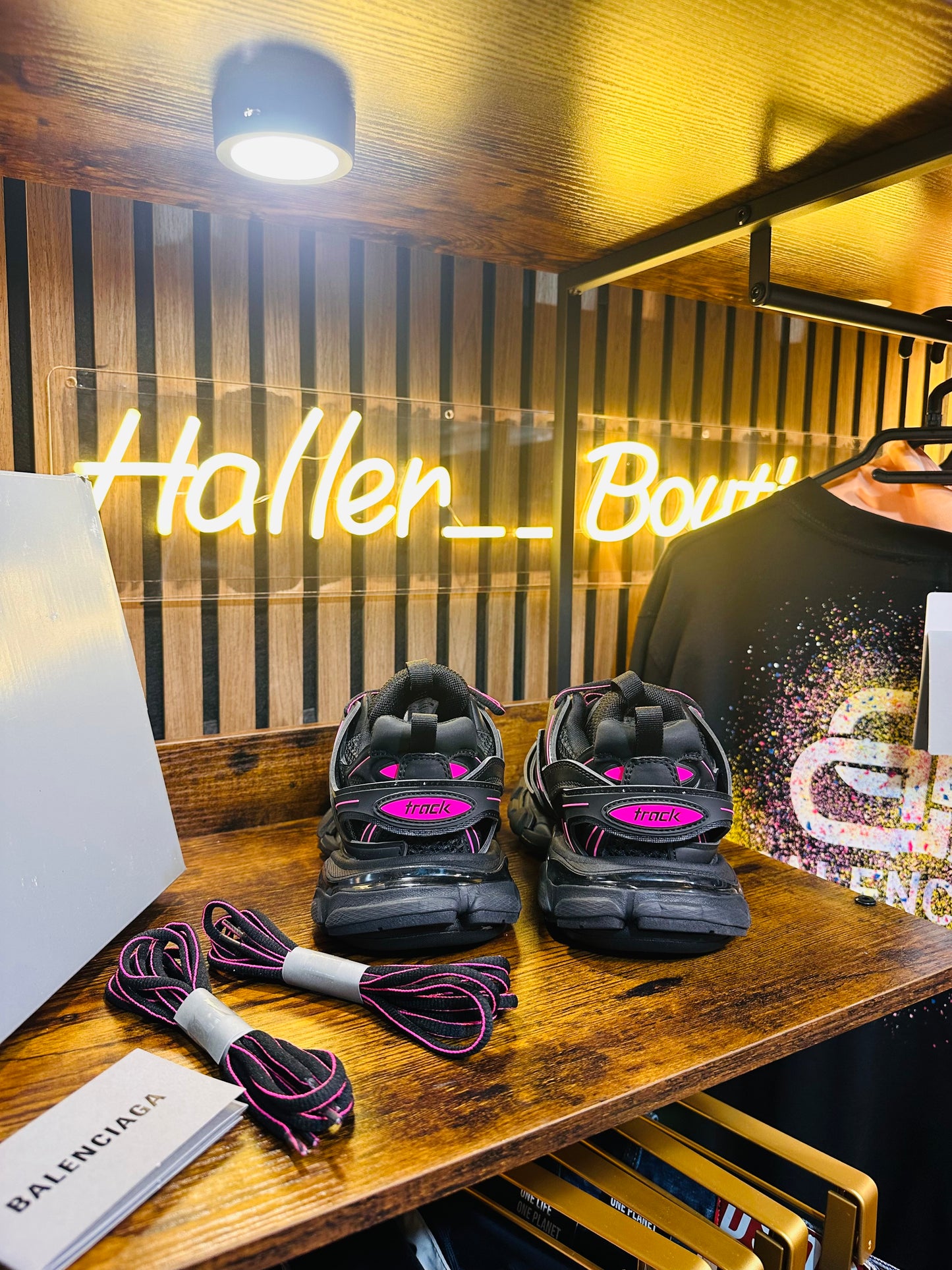 BALENCIAGA TRACK Black/Pink