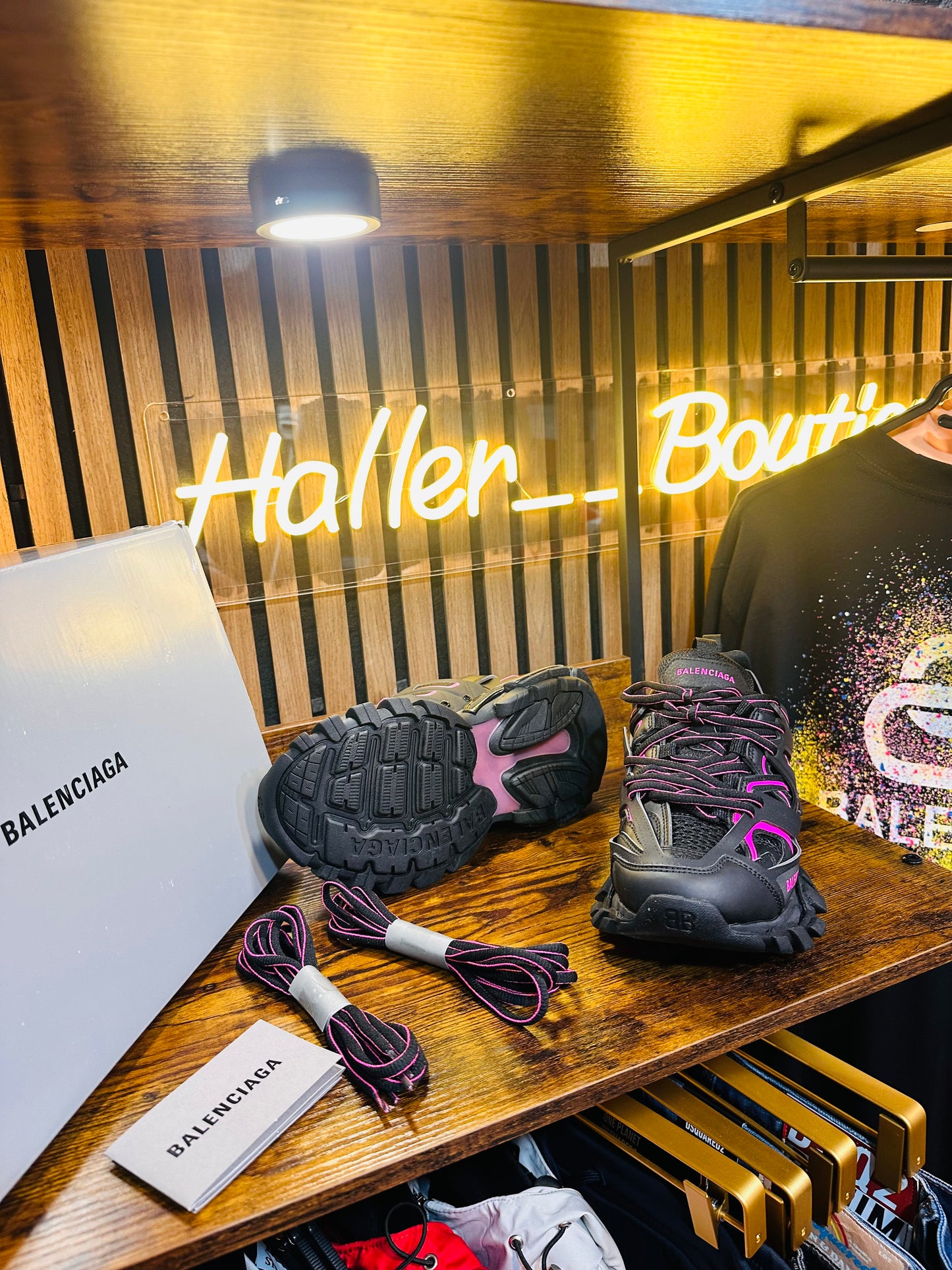 BALENCIAGA TRACK Black/Pink