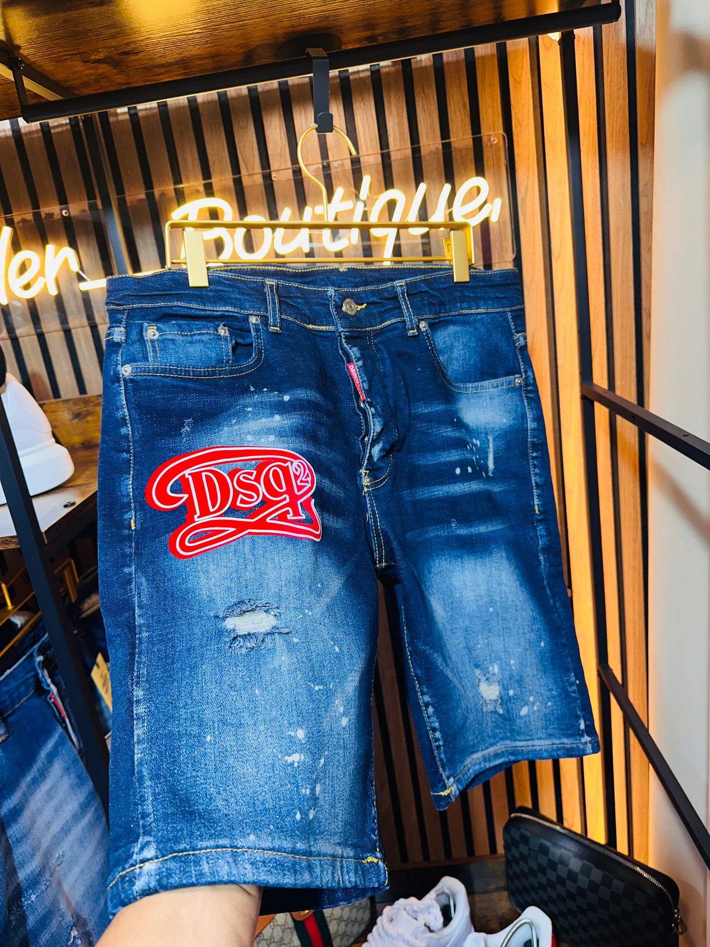 DENIM SHORTS￼dsquared