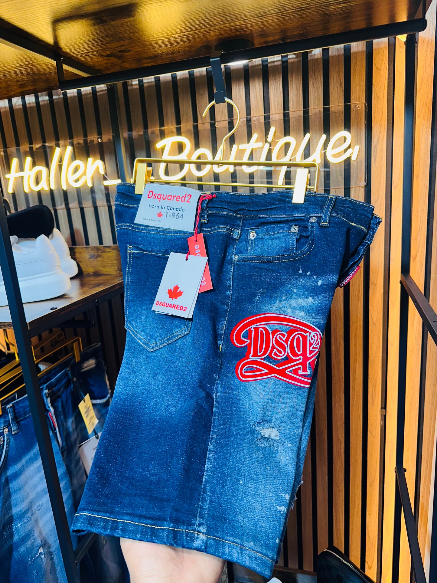 DENIM SHORTS￼dsquared