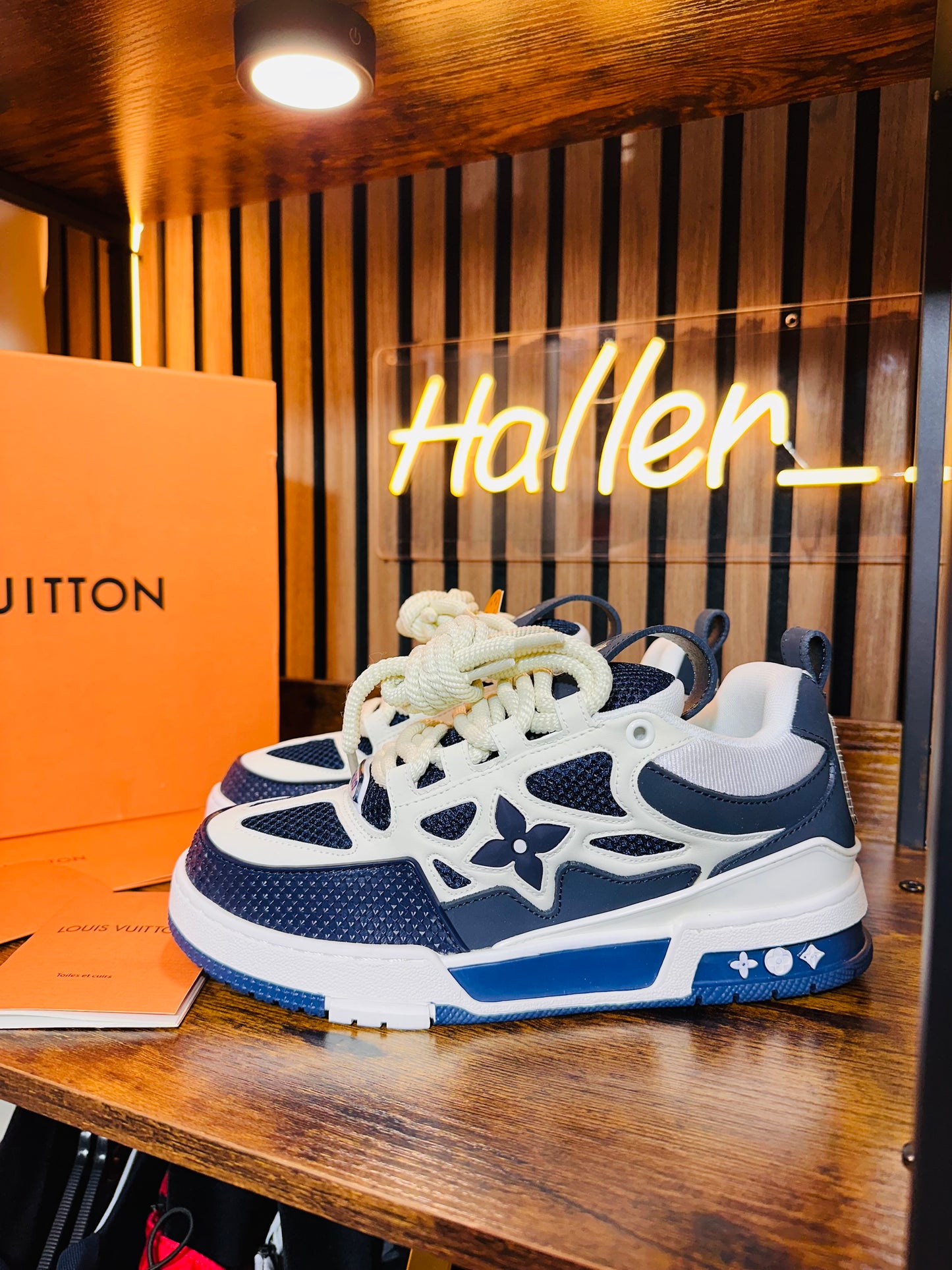LOUIS VUITTON SKATE blue