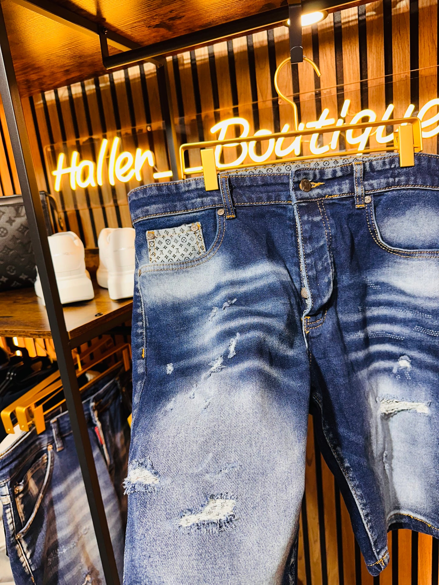 DENIM SHORTS louis vuitton