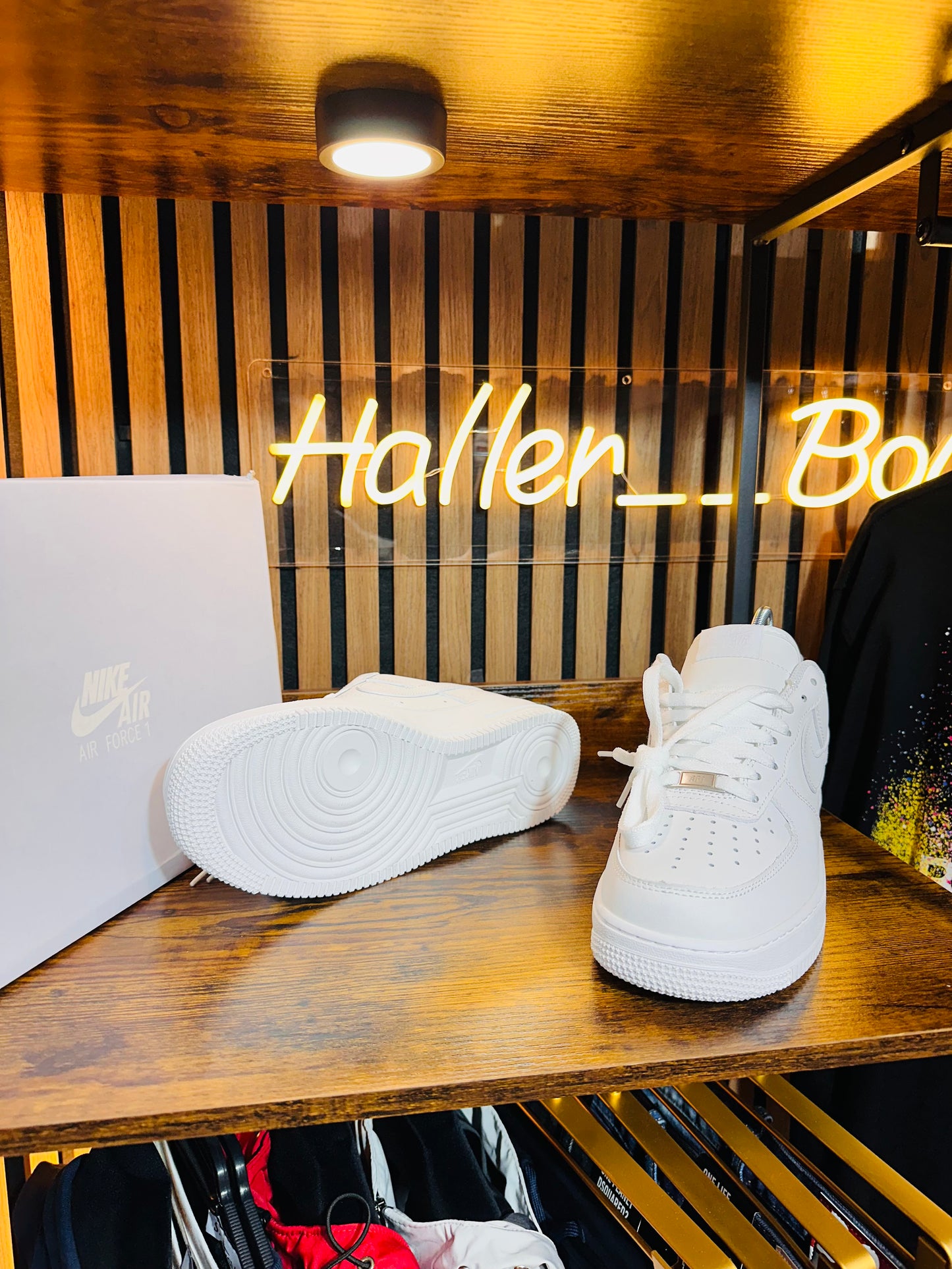 NIKE AIR FORCE  full white