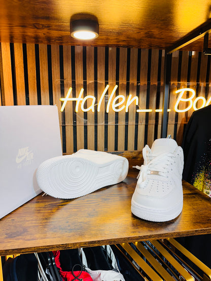 NIKE AIR FORCE  full white