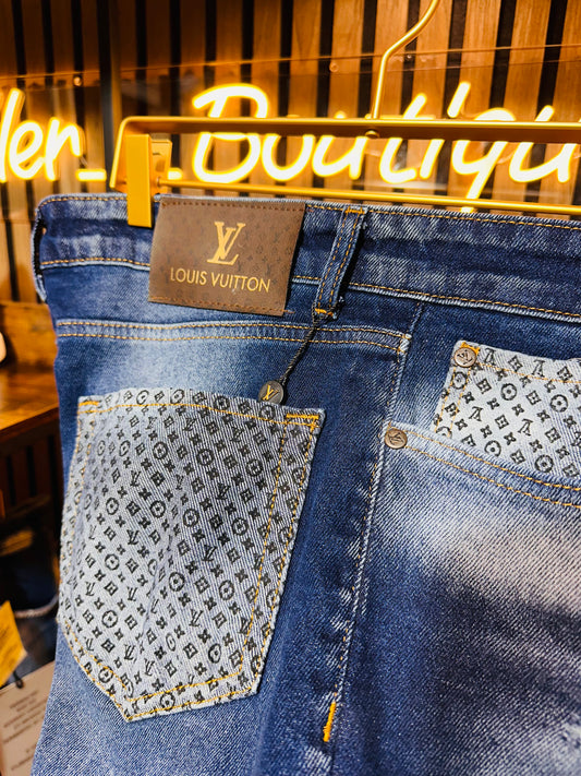 DENIM SHORTS louis vuitton