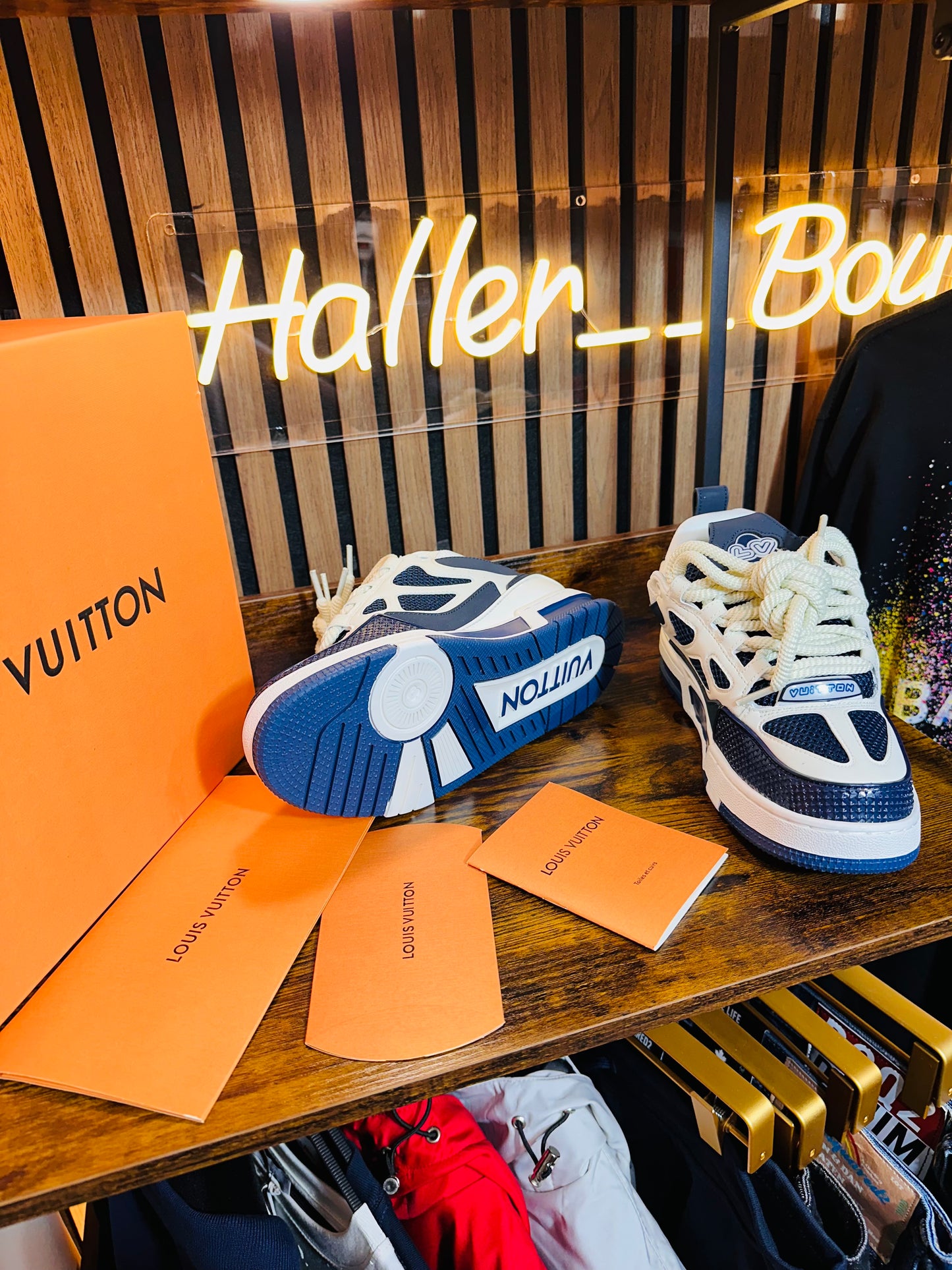 LOUIS VUITTON SKATE blue