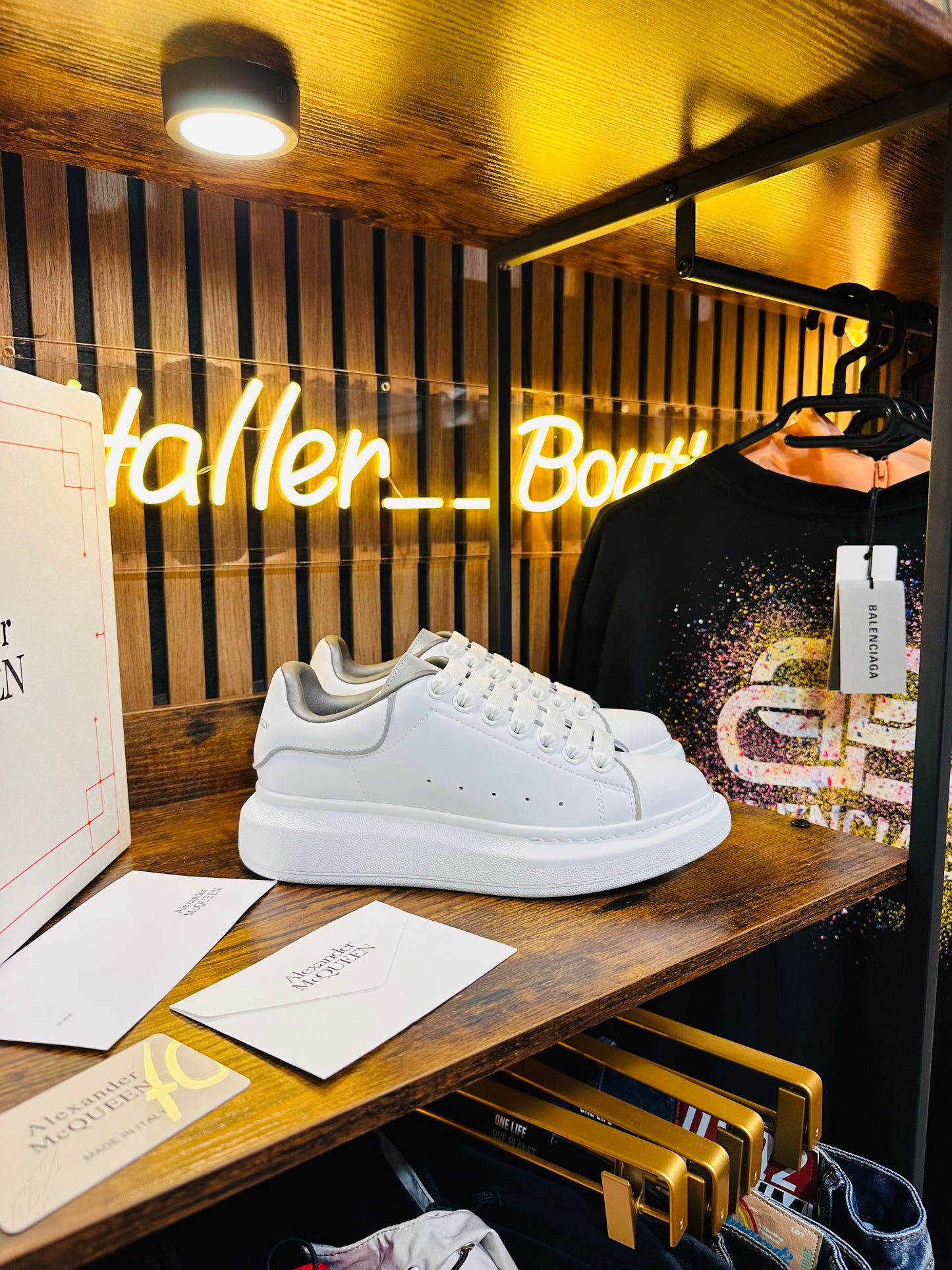 ALEXANDER MQUEEN Grey/White