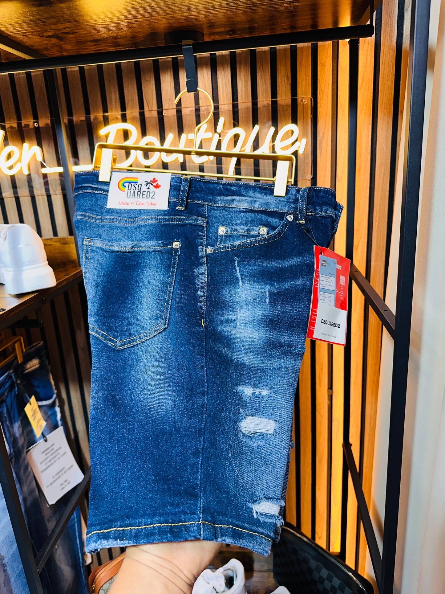 DENIM SHORTS dsquared
