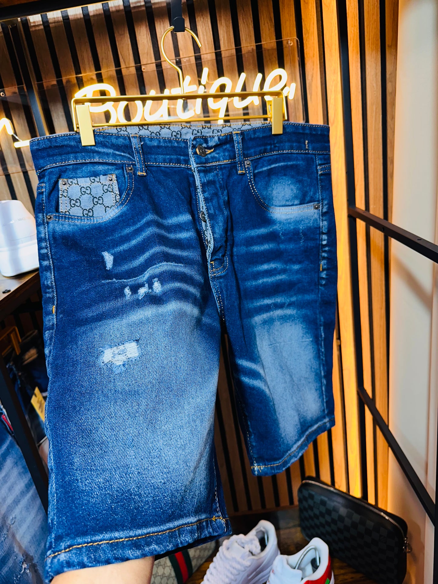 DENIM SHORTS gucci